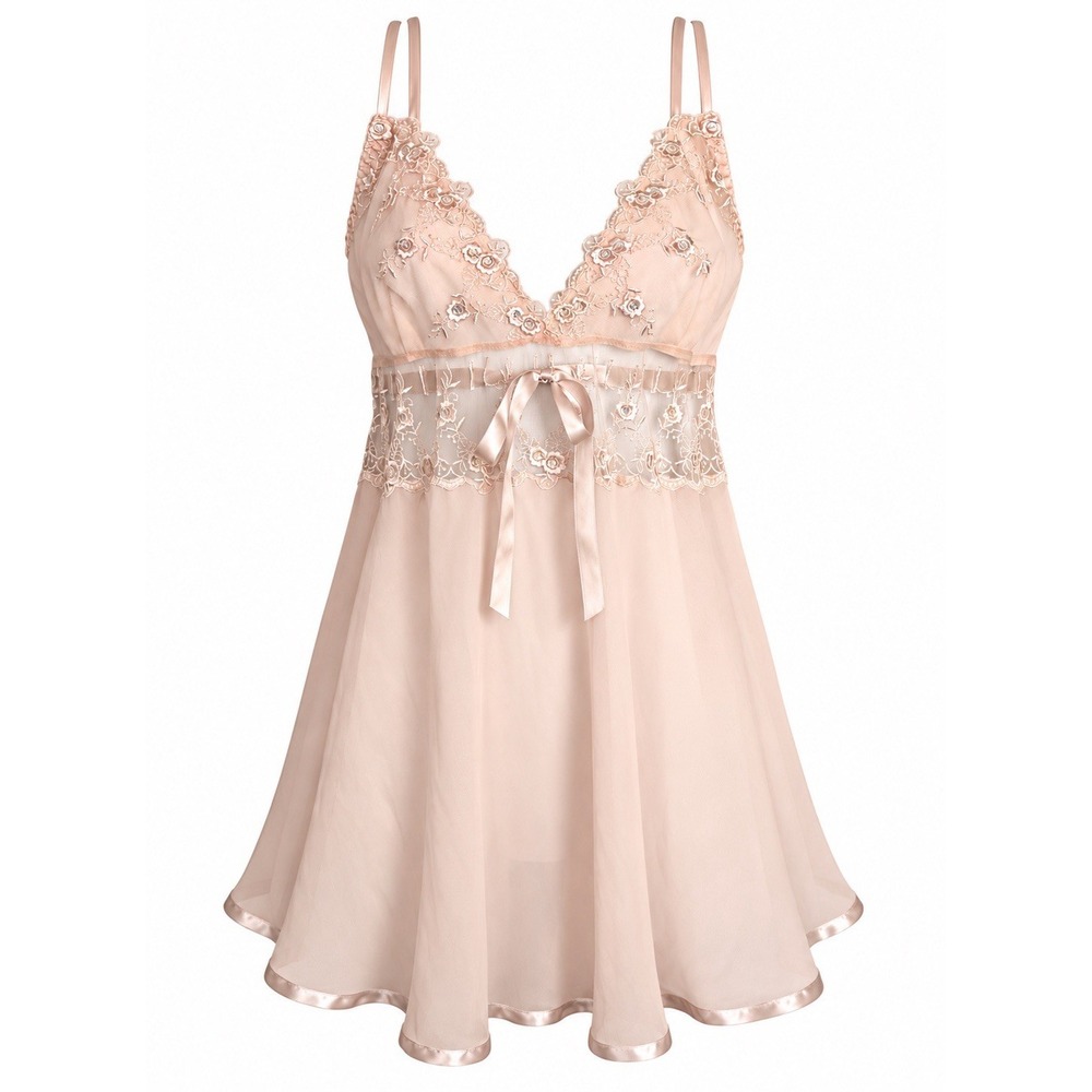 NWT Vintage Secret Treasures Y2K Sheer Babydoll Chemise Nightgown Sz XL Lingerie